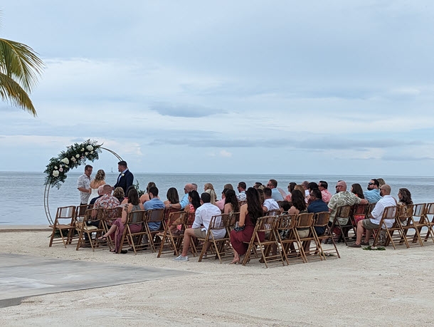 Your private beach wedding!